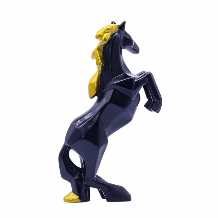 Geometric Horse Sculpture - Modern Art Decor for Home & Office - Image 3